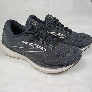 Brooks Glycerin 19 Mens Running Shoes Black White Wide D  Size 8